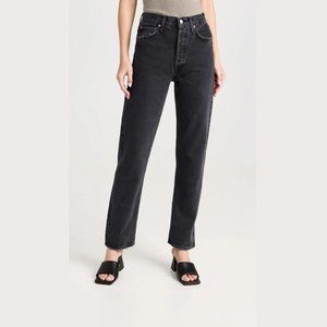 AGOLDE 90's Pinch Waist Jeans - Black Tea
